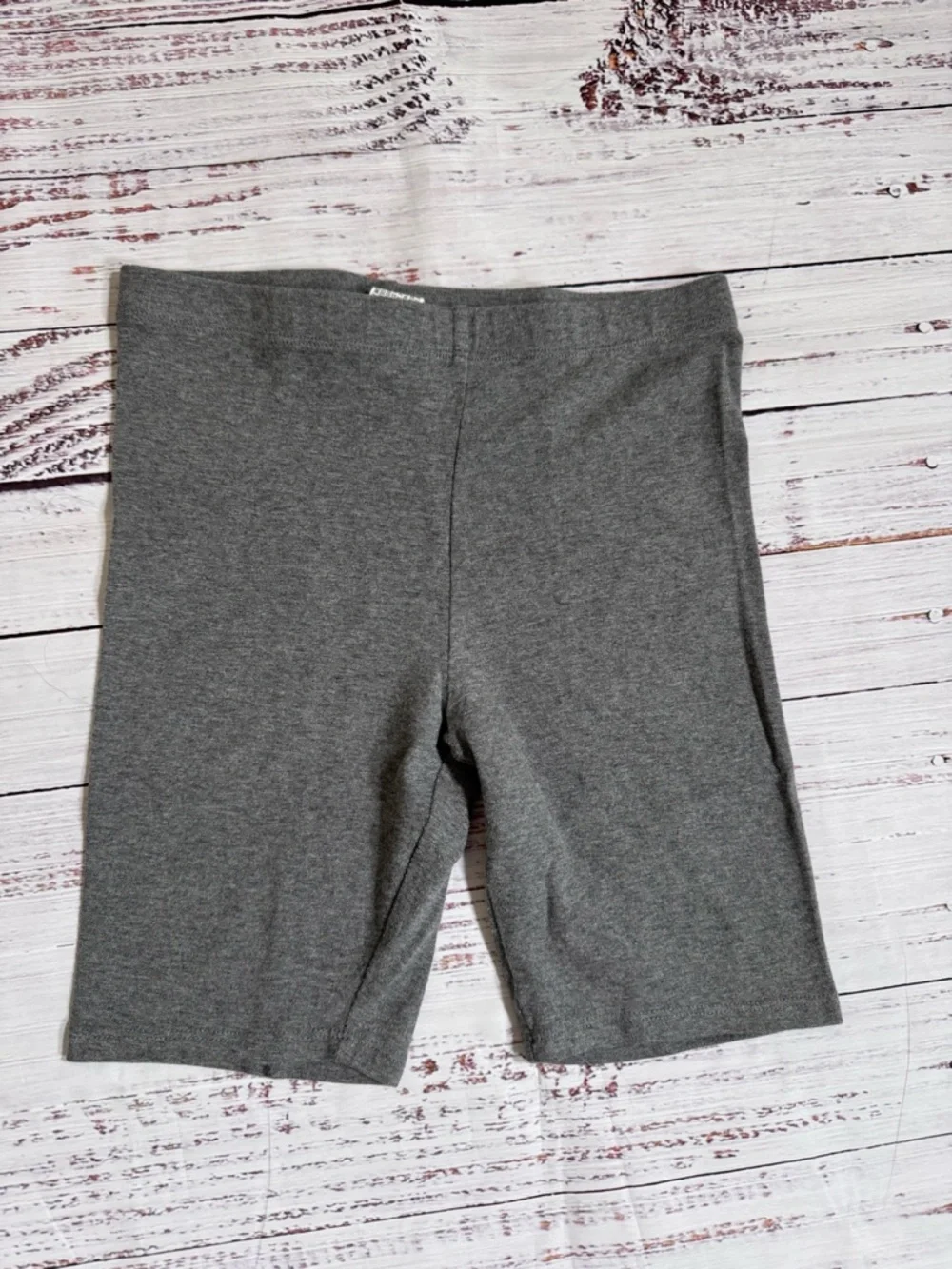 Forever 21 Gray Women's Stretch Bike Shorts